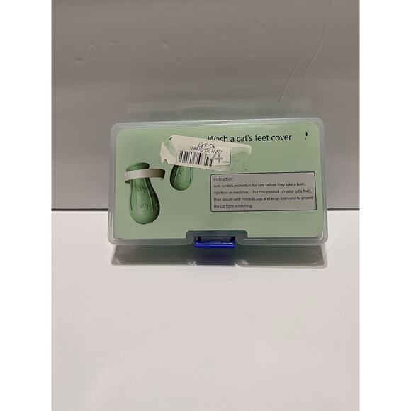 4pcs Cat Anti-Scratch Shoes Pet Boots Bath Washing Claw Paw Cover Protectors - Picture 2 of 2